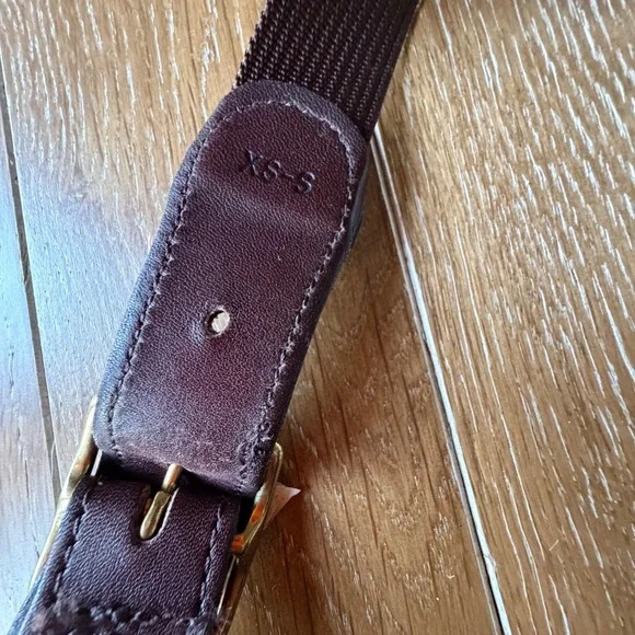 Vintage 90's Coach Leather Brown Belt Bag Waist Pouch Bag XS S old